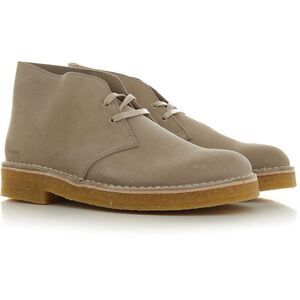 Clarks Men's Desert Coal in Stone Suede Chukka Boots Size 8.5 B26‎